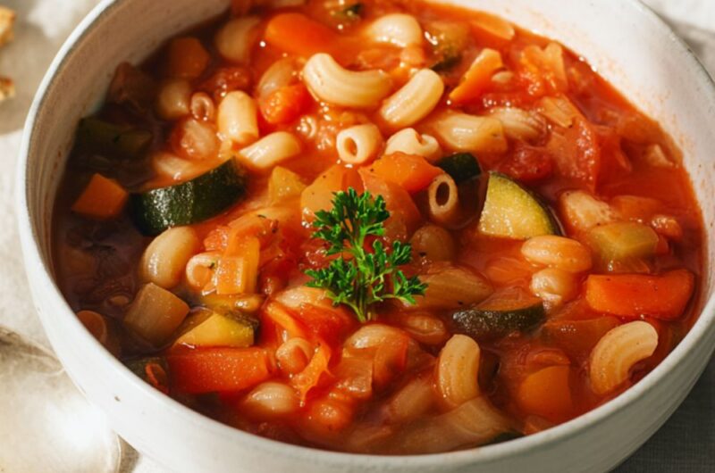 Low FODMAP Minestrone Soup