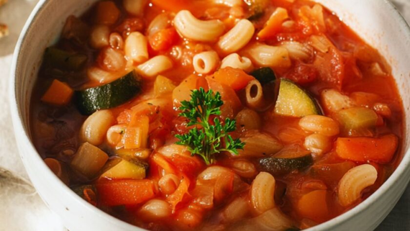 Low FODMAP Minestrone Soup