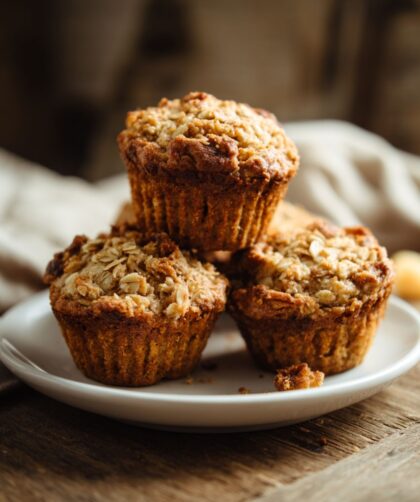 Low FODMAP Oatmeal Muffins