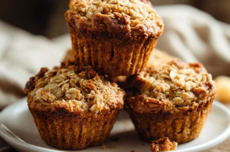 Low FODMAP Oatmeal Muffins