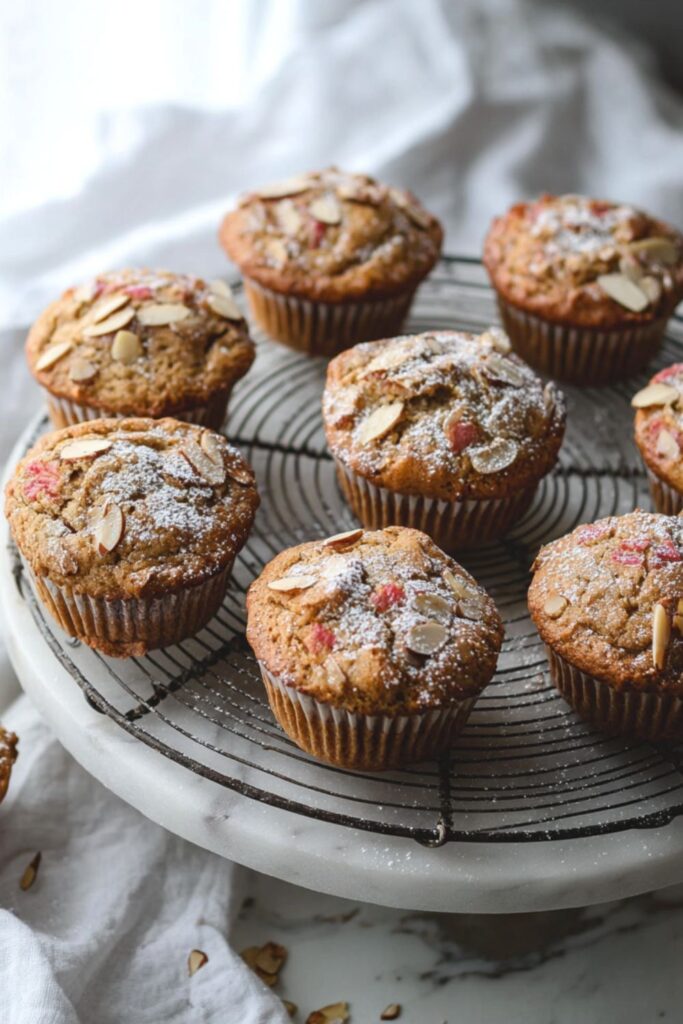Low FODMAP Rhubarb Muffins