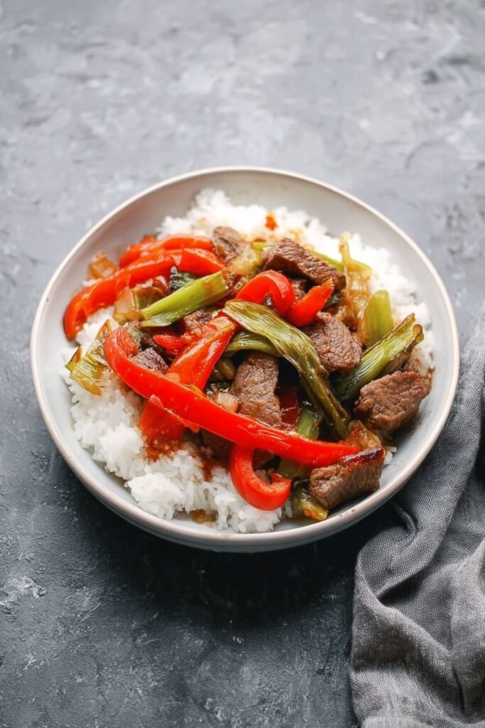 Low FODMAP Steak Fajitas