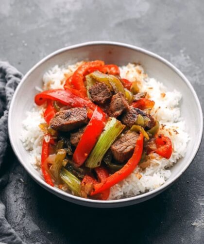 Low FODMAP Steak Fajitas