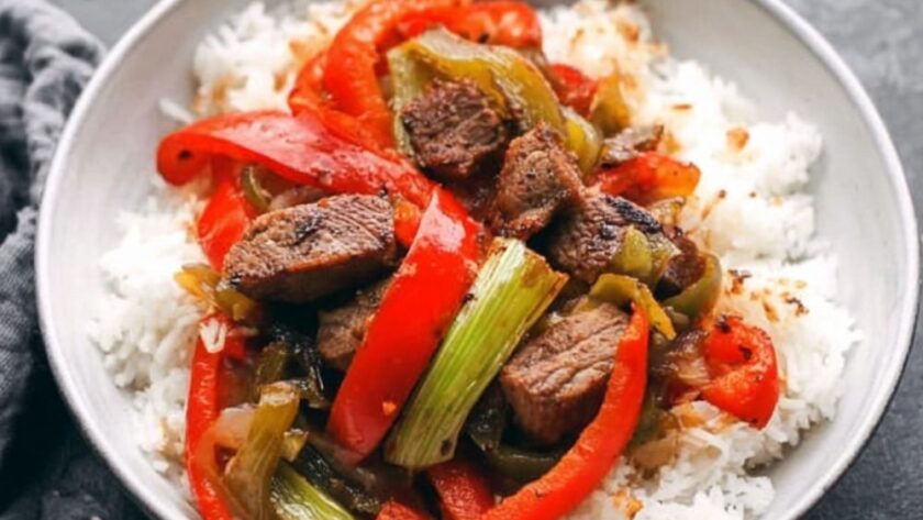 Low FODMAP Steak Fajitas