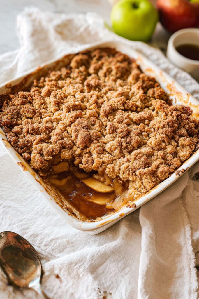 Low Histamine Apple Crumble