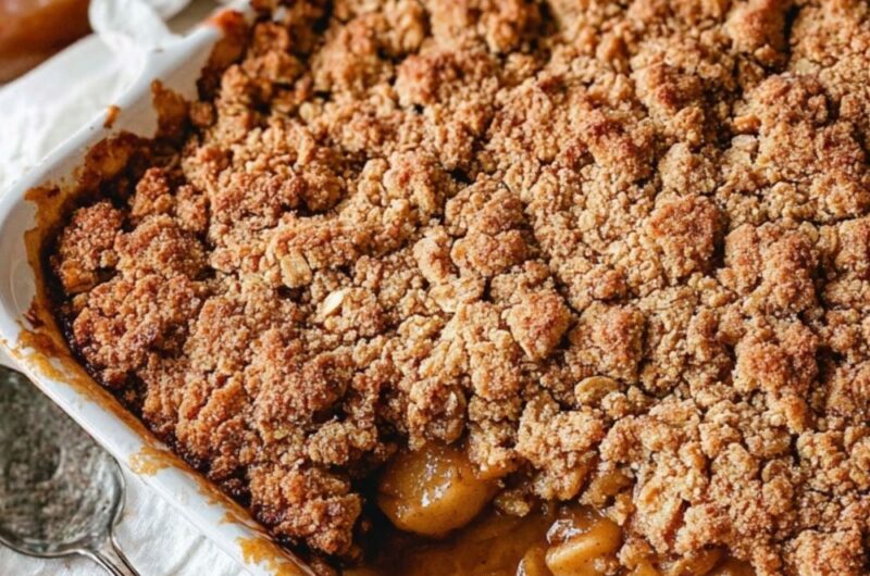 Low Histamine Apple Crumble