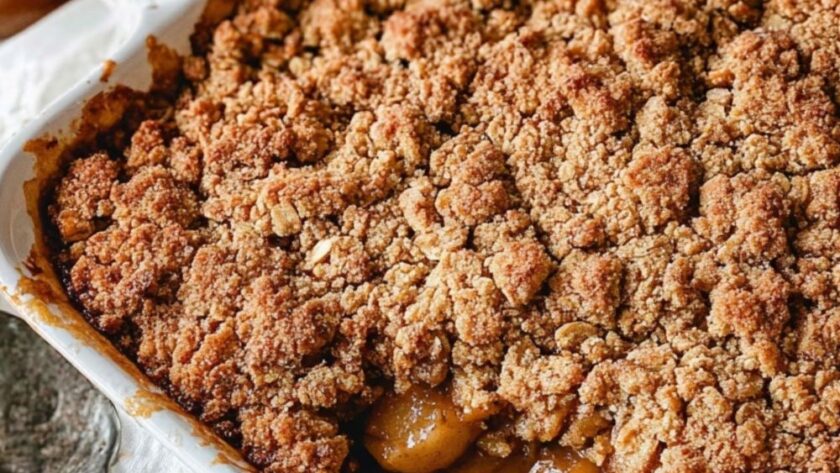 Low Histamine Apple Crumble