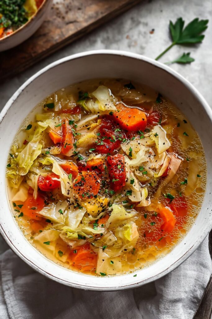 Low Histamine Cabbage Soup