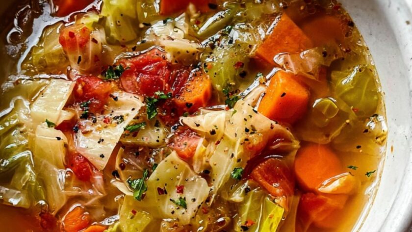 Low Histamine Cabbage Soup