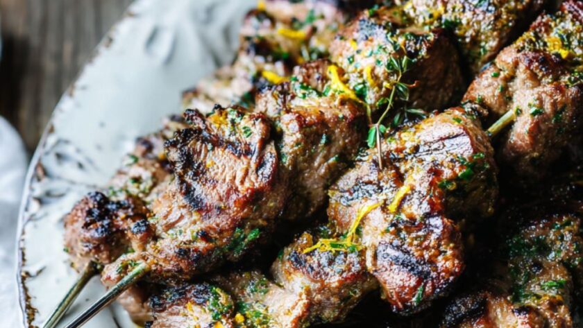 Low Histamine Lamb Kebabs