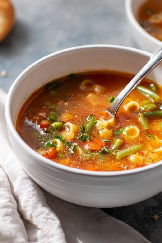 Low Histamine Minestrone Soup