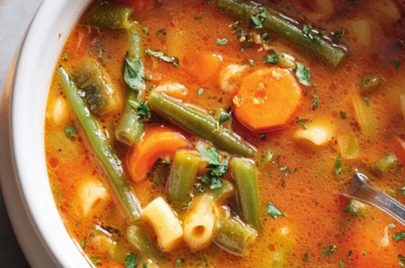 Low Histamine Minestrone Soup