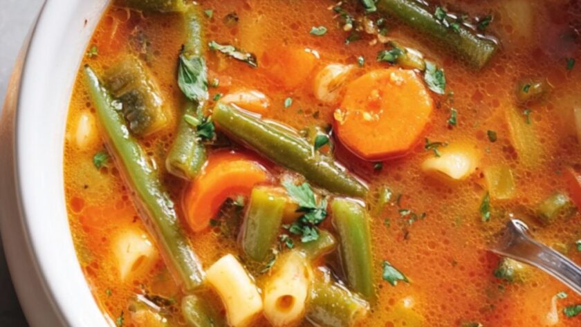 Low Histamine Minestrone Soup