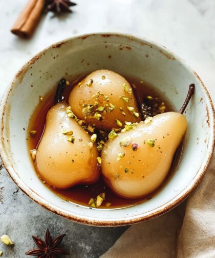 Low Histamine Poached Pears