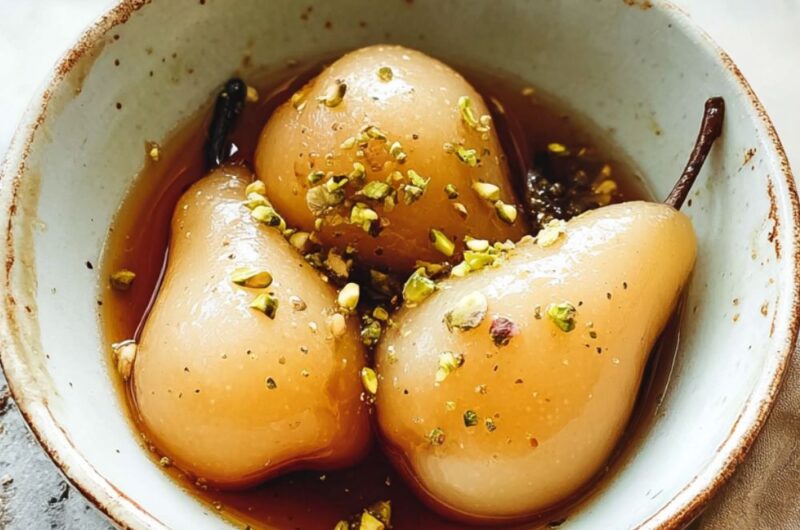 Low Histamine Poached Pears
