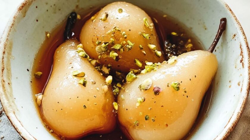 Low Histamine Poached Pears