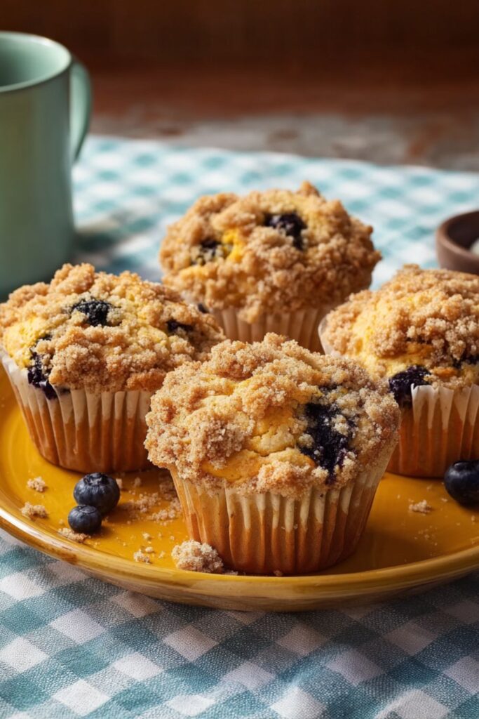 Low Residue Blueberry Muffins