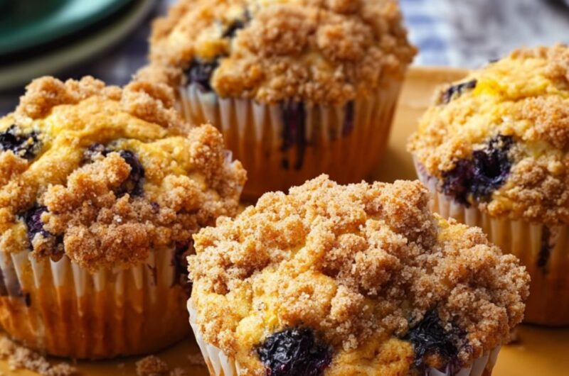 Low Residue Blueberry Muffins