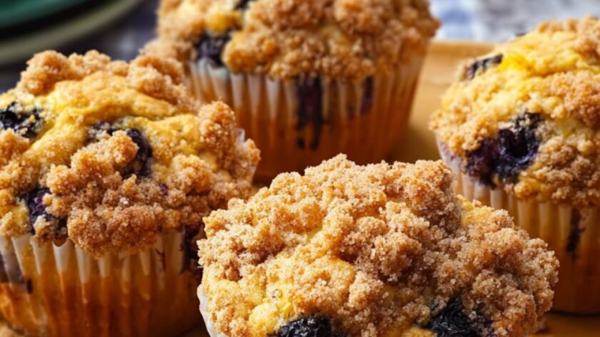 Low Residue Blueberry Muffins