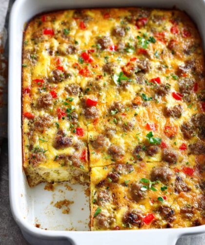 Low Residue Breakfast Casserole