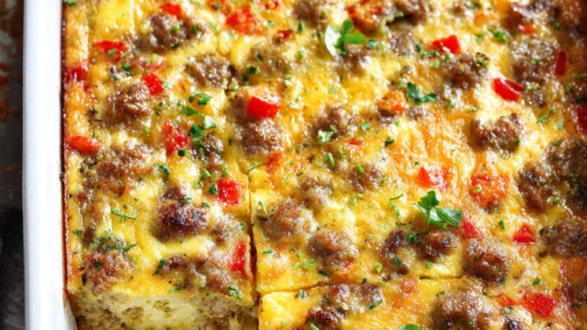 Low Residue Breakfast Casserole