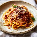 Low Residue Spaghetti Bolognese