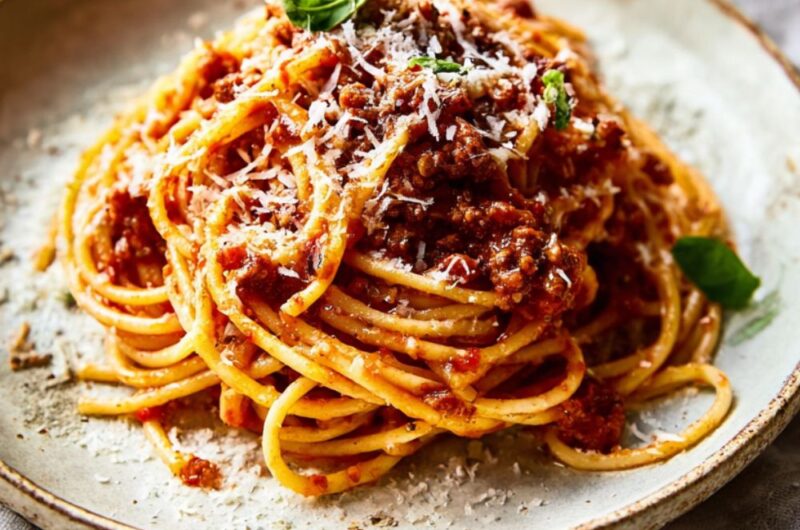 Low Residue Spaghetti Bolognese