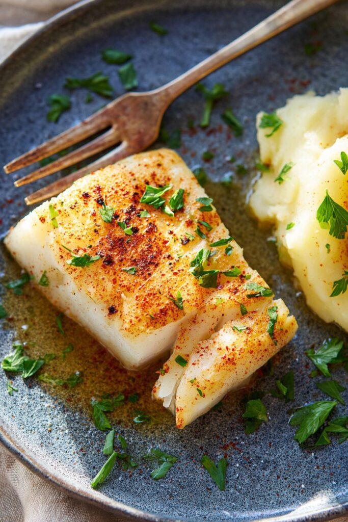 Low Acid Baked Cod
