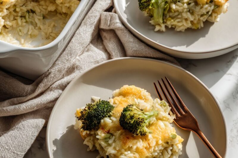 Low Acid Broccoli Rice Casserole