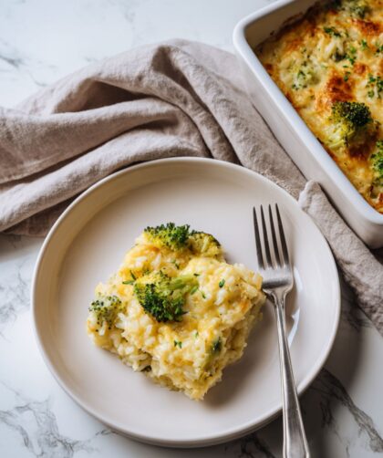 Low Acid Broccoli Rice Casserole