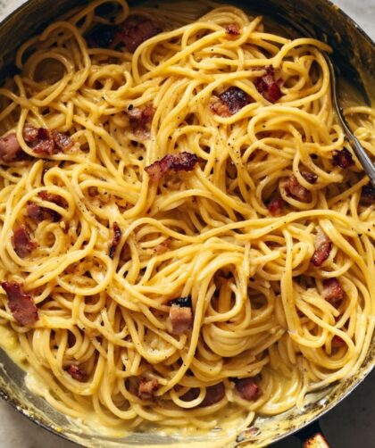 Low Acid Carbonara
