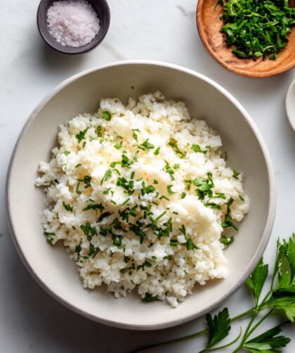 Low Acid Cauliflower Rice