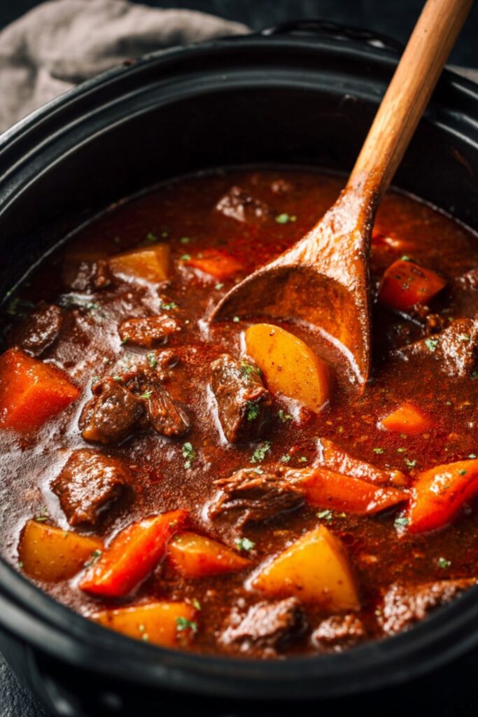Low Acid Crockpot Beef Stew - Savory Sides