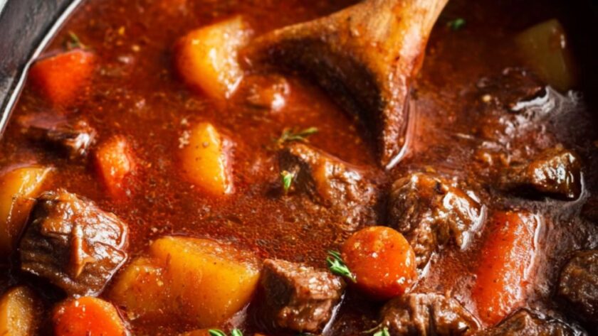 Low Acid Crockpot Beef Stew