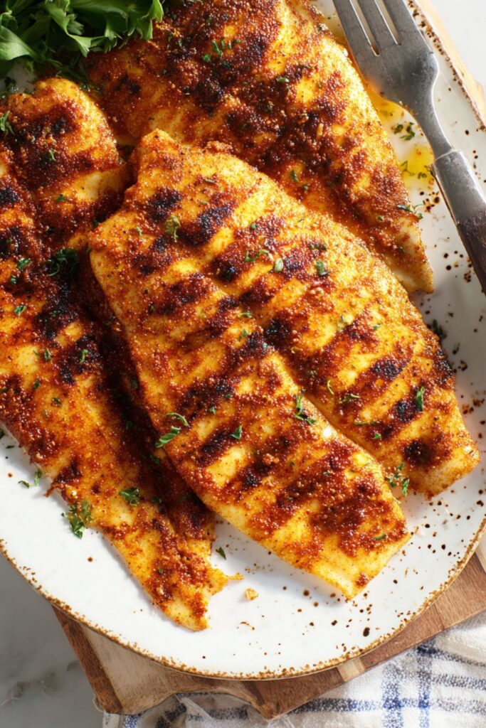 Low Acid Grilled Tilapia