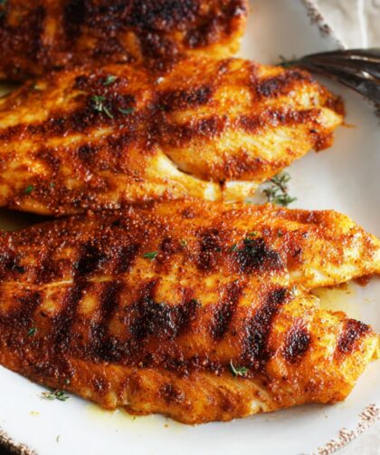 Low Acid Grilled Tilapia