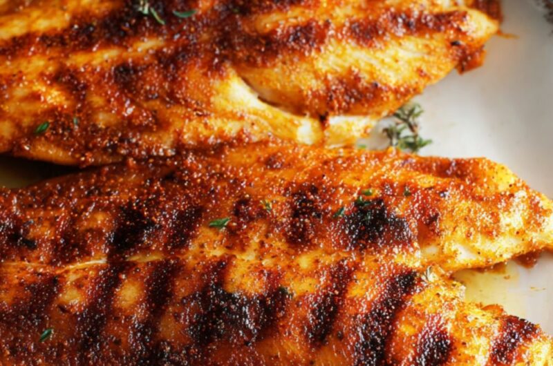 Low Acid Grilled Tilapia