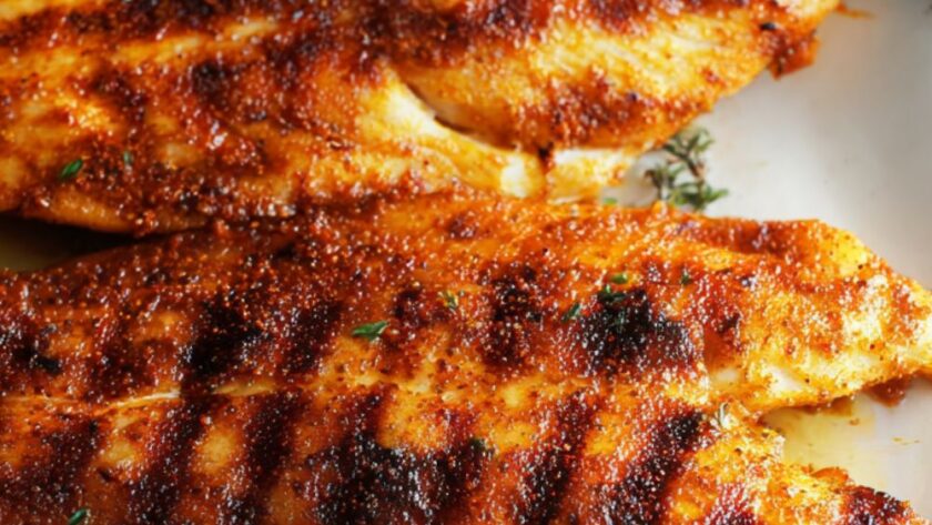 Low Acid Grilled Tilapia