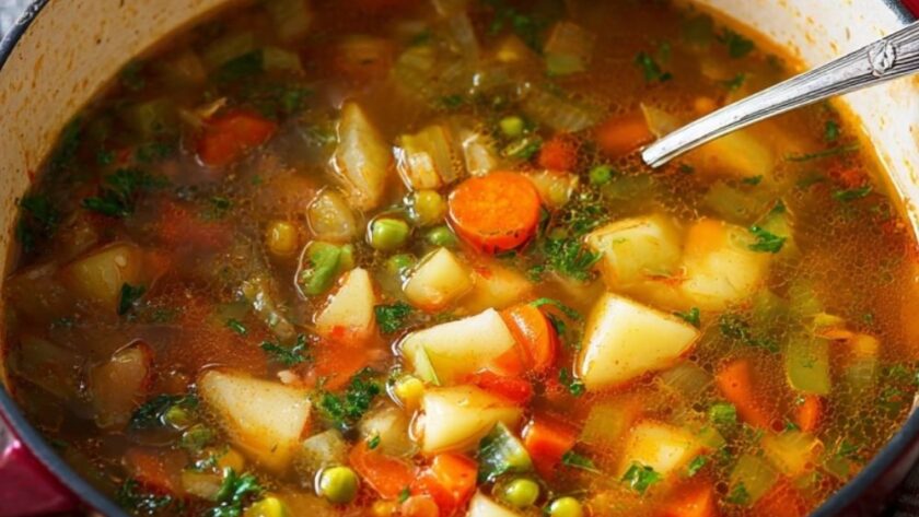 Low Acid Lentil-Free Vegetable Soup