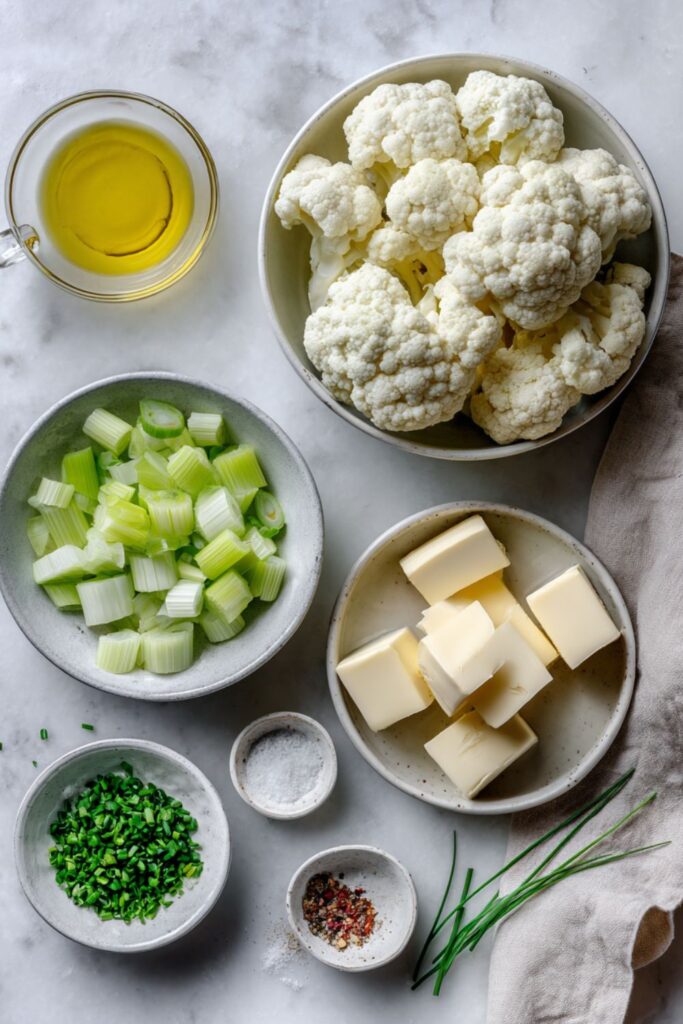 Low Acid Mashed Cauliflower