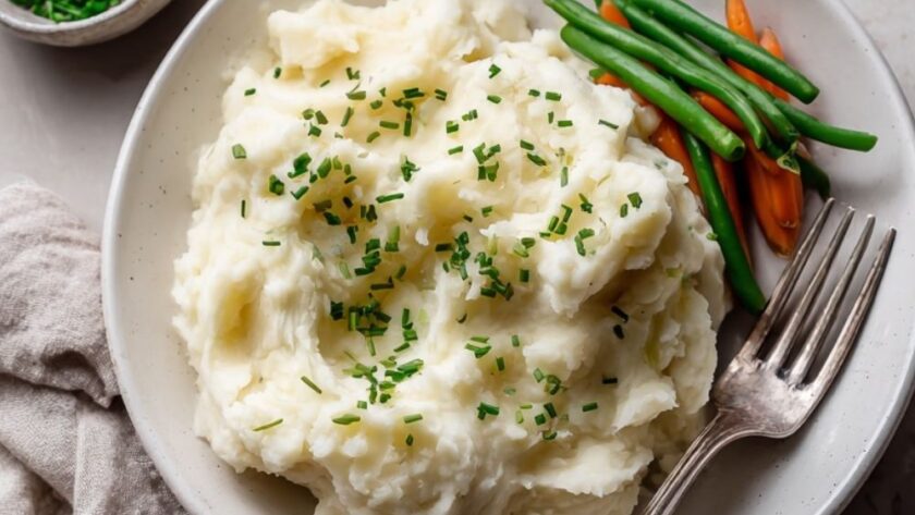 Low Acid Mashed Cauliflower