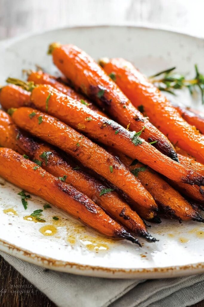 Low Acid Roasted Carrots