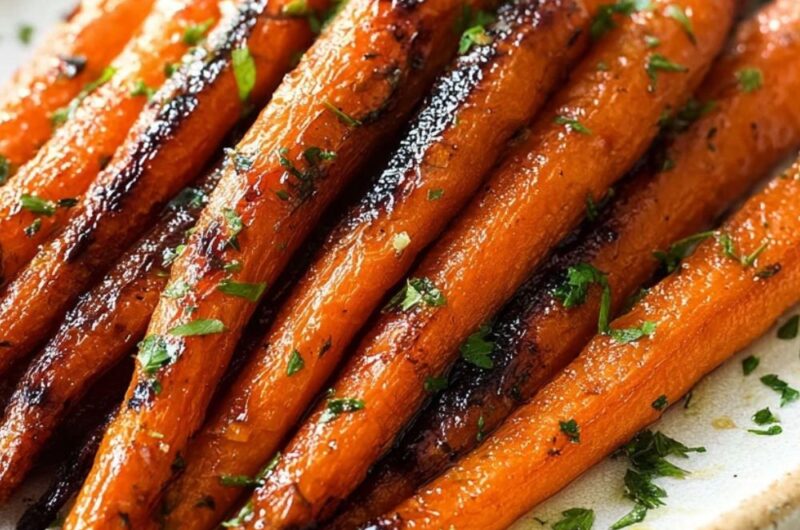 Low Acid Roasted Carrots