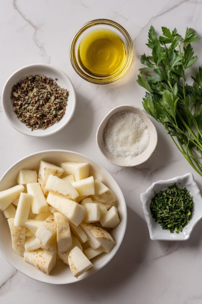 Low Acid Roasted Parsnips