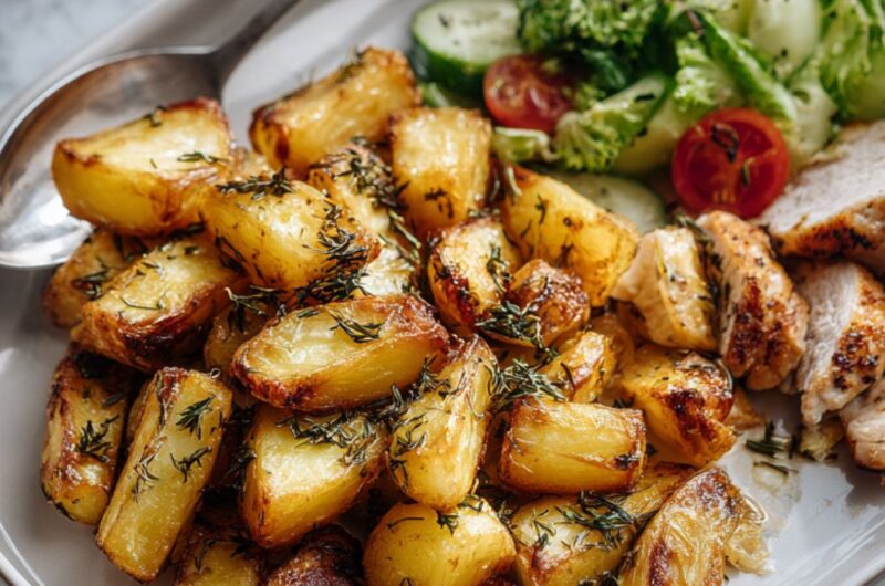 Low Acid Roasted Parsnips