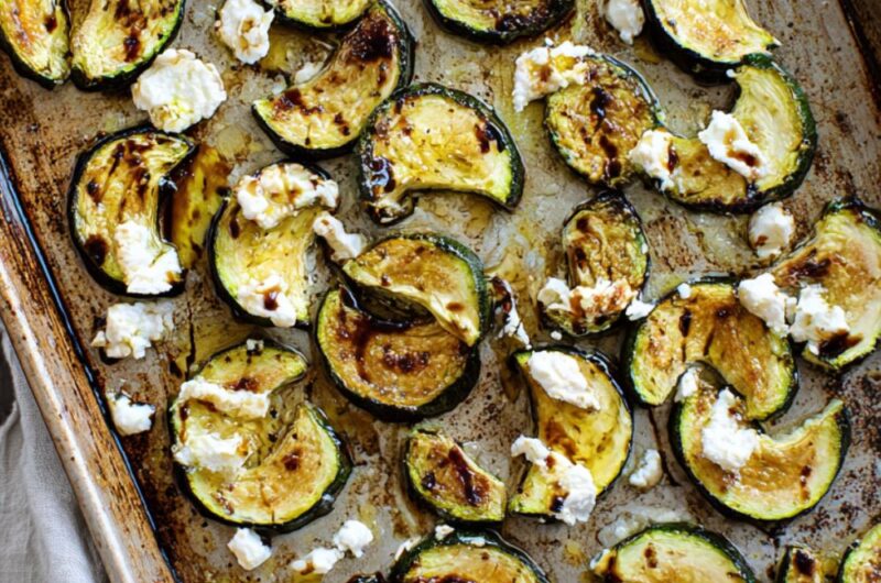 Low Acid Roasted Zucchini