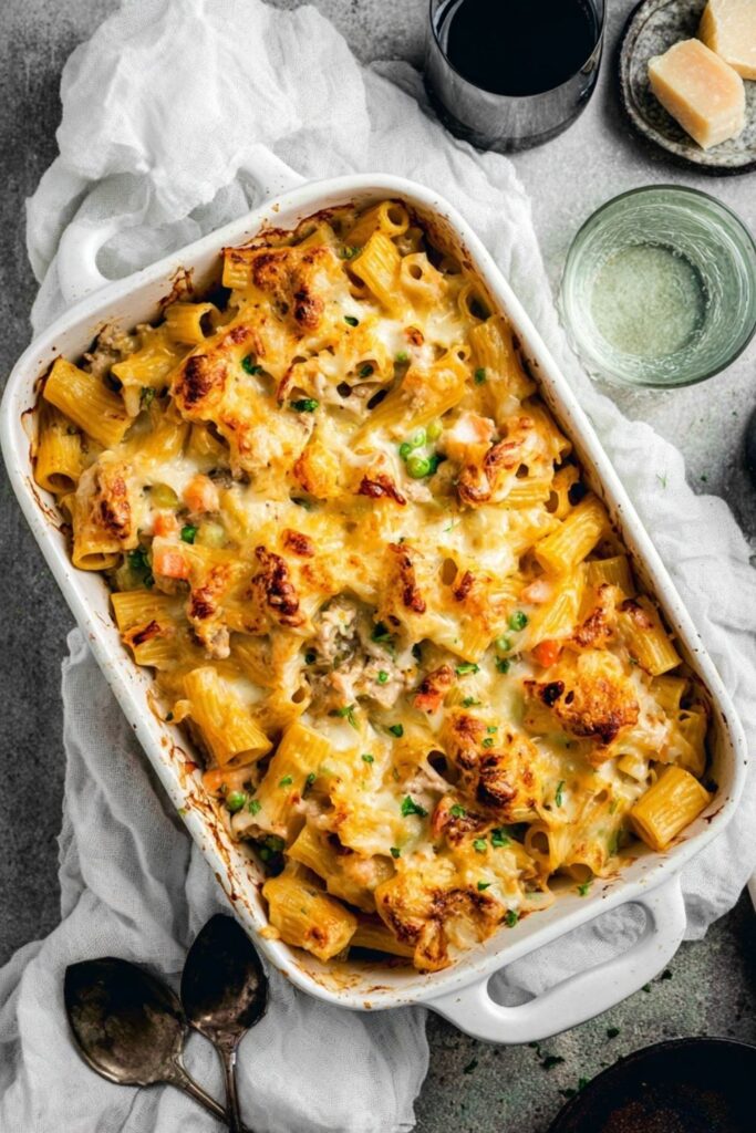 Low Acid Turkey Pasta Bake
