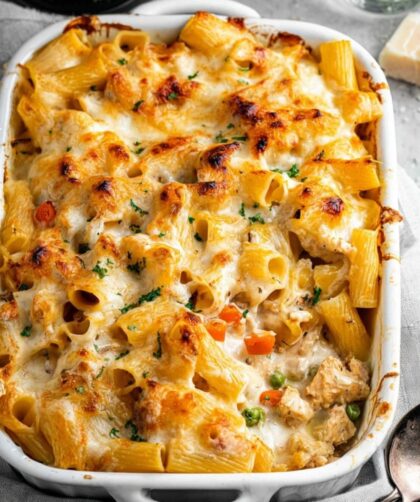 Low Acid Turkey Pasta Bake