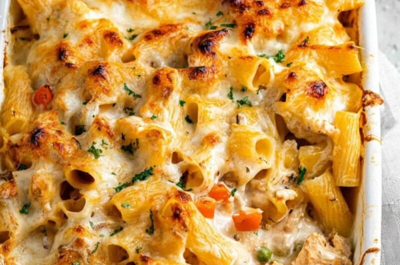Low Acid Turkey Pasta Bake