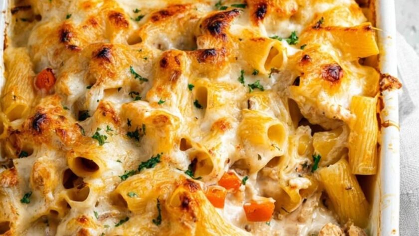 Low Acid Turkey Pasta Bake